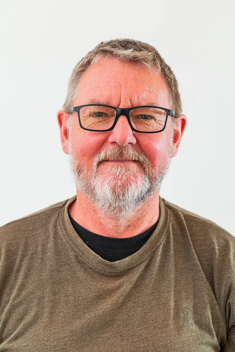 Billede af gravermedhjælper Peter Baungaard